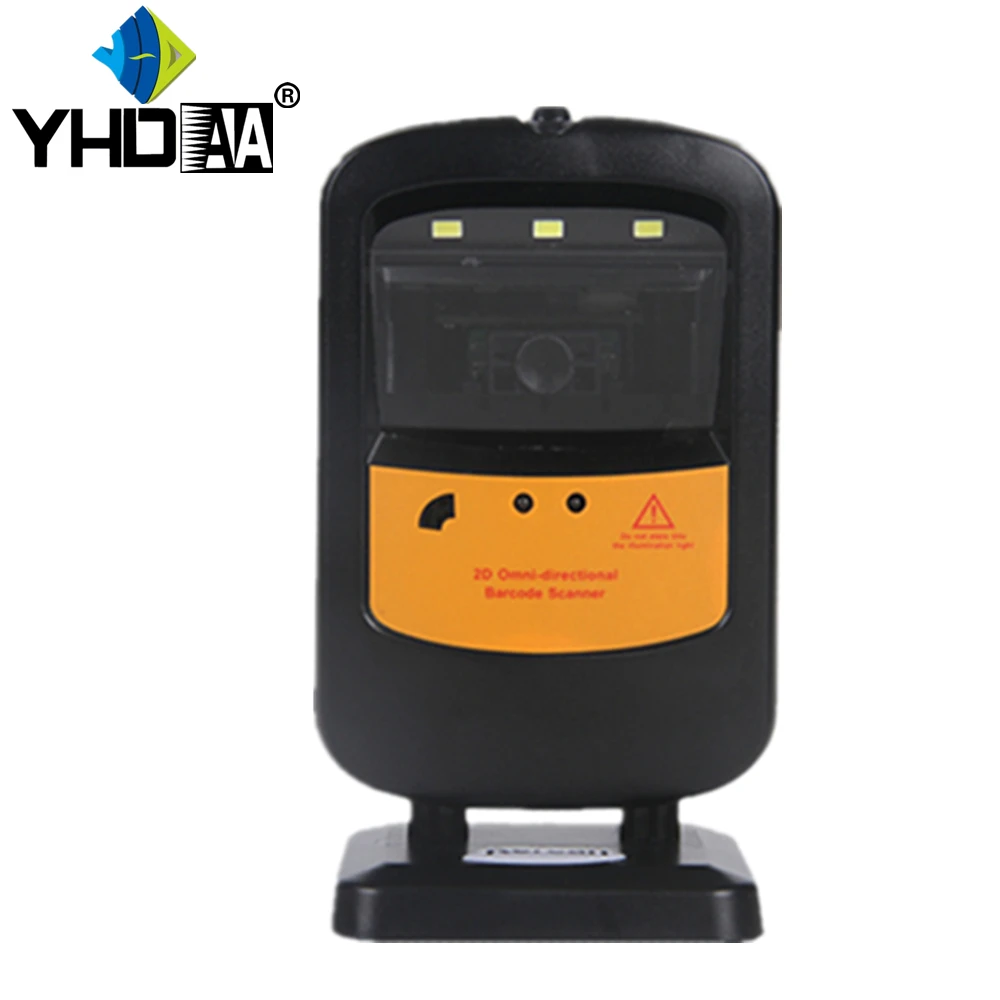 

High resolution qualified fixed 2d image barcode qr scanner, Black