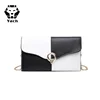 Hot selling wholesale envelope popular fashion new style luxury women chain hand clutch lady pu leather handbag