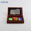 High quality bamboo gift box wax container das kits silicone jars