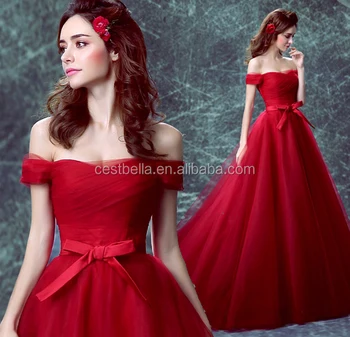 Vintage Red Evening Dresses