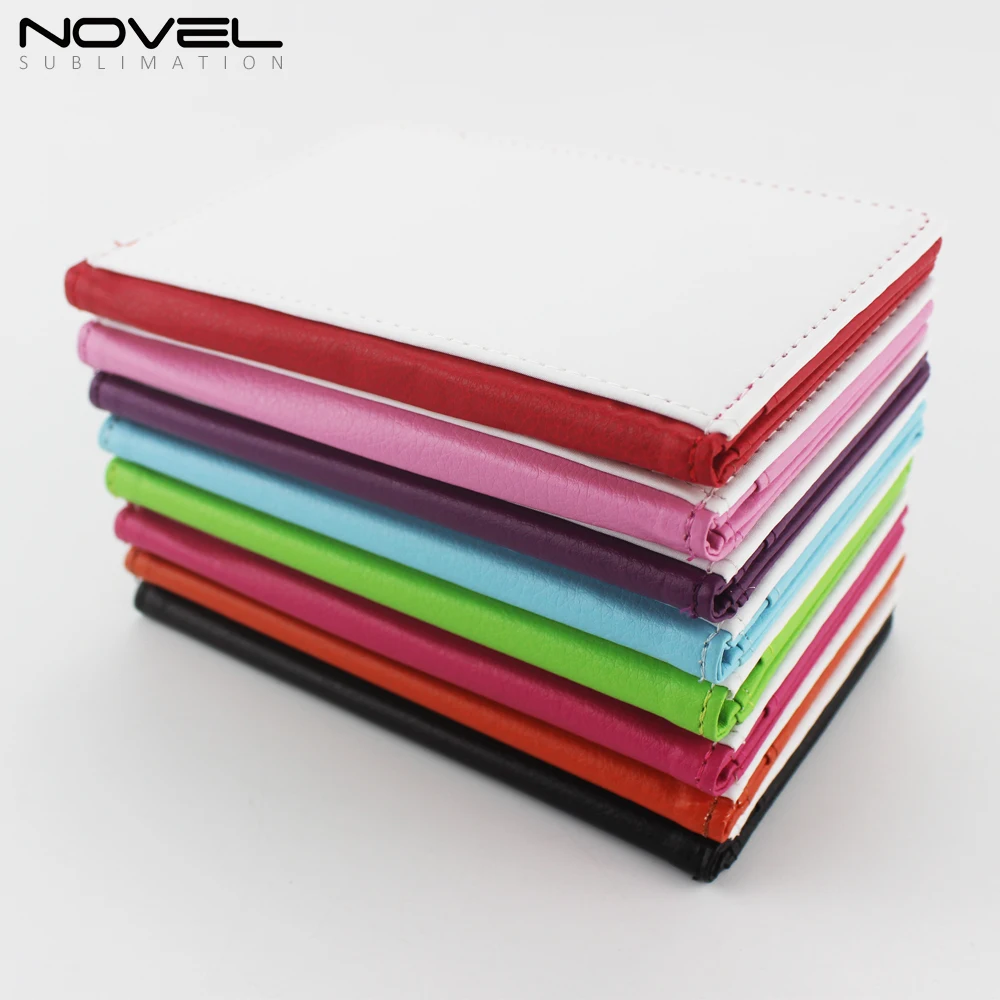 

New Custom Sublimation Blank PU Leather Passport Case 8 Colors Available