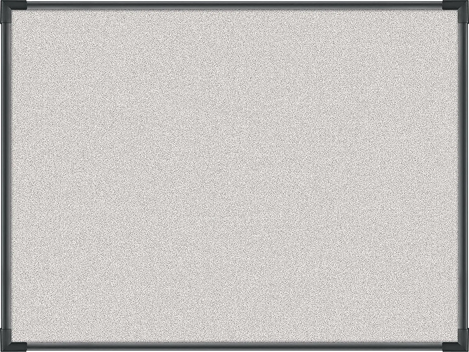 Best-Rite Pebbles Vinyl Tackboard, Ultra Trim, Black, 3 x 4 Feet, Light Quarry Vinyl (3118C-67)