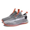 Wholesale 4D Print Outsole Fish Mesh Upper Men Fashion Sneaker Breathable Walking Shoes Casual Sport Shoes Low Moq