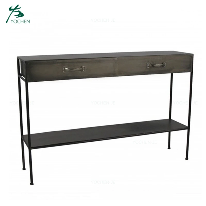 Modern Black Metal Industrial Wrought Iron Console Table Buy Wrought Iron Console Table Industrial Console Table Metal Console Table Product On Alibaba Com