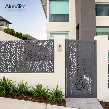 Aluminum Alloy Laser Cut Outdoor Metal Screen For Garden - Buy Metal