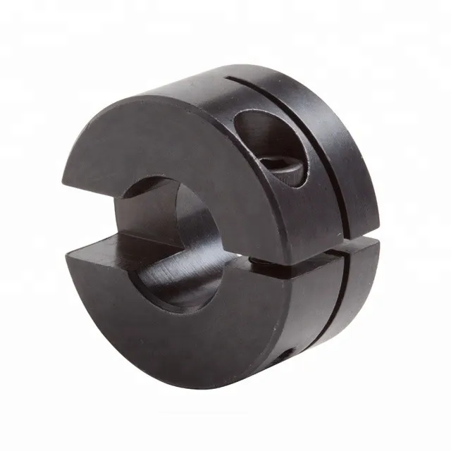 1/2'' Black Oxide Steel Two-piece Clamp Style Hex Bore Shaft Collar ...