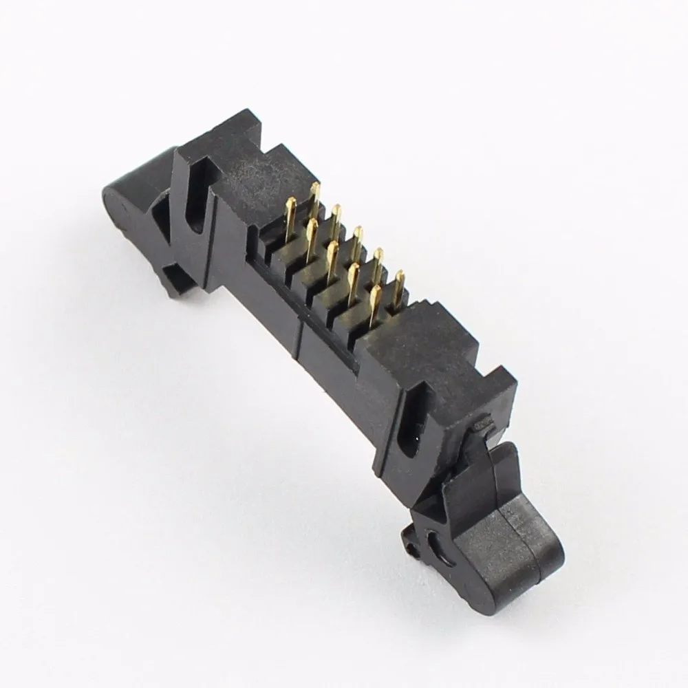 Hoyato Pin Header Connector 2mm Pitch 2x5 10 Pin Male Straight Ejector