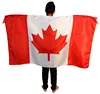 Hot selling environmental printing red maple Canadian large custom body arm flags