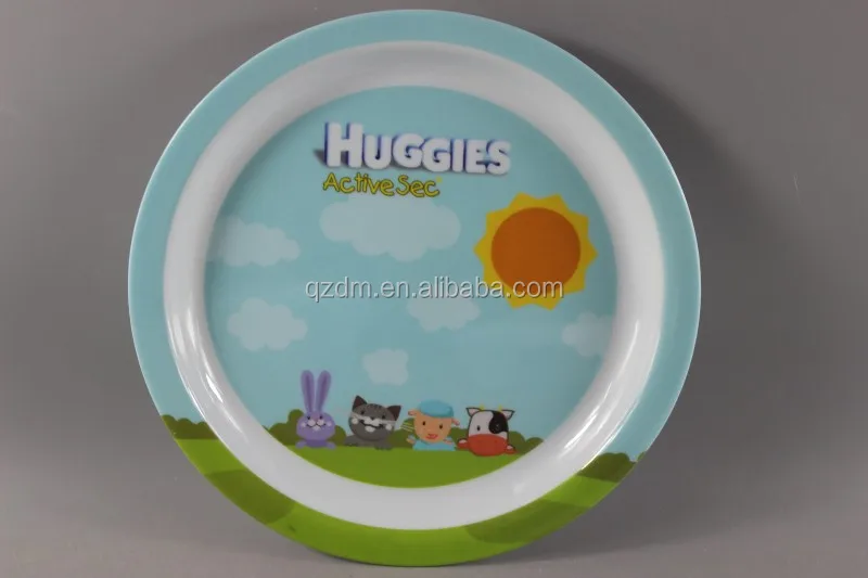 Sales Promotion Melamine Kid's plate 100% melamine