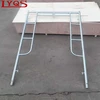 Fabricated steel tubular frame scaffolding walk through frame set for construction