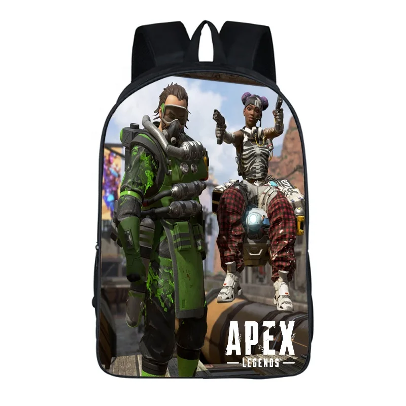 

Hot game printed backpack apex legends stock no moq apex legends bags wholesale game printed backpacks supplier from China, Prink with print