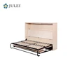 China Best Selling and Good Quality Folding Pull Down Wall Murphy Bed with Cabinet