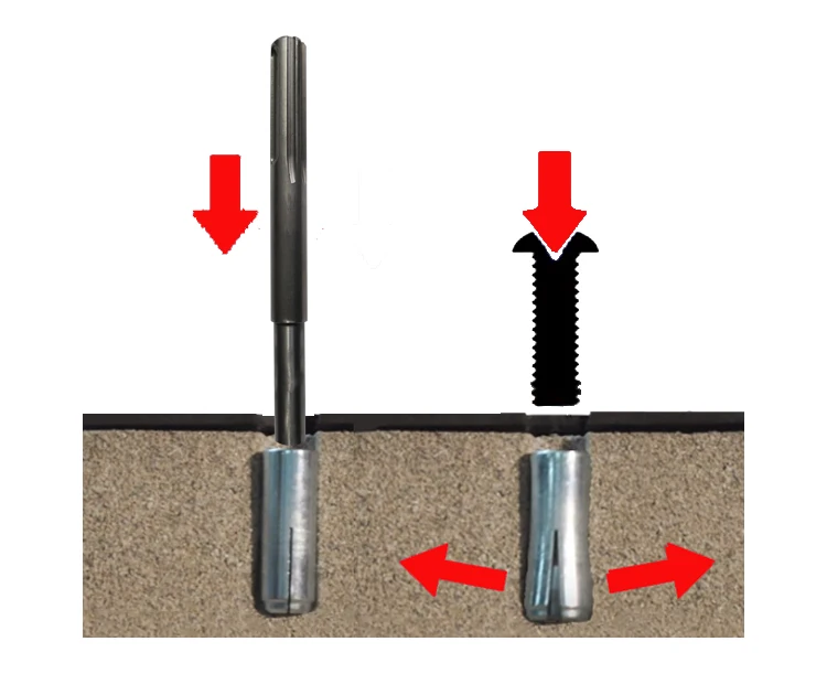 anchors for hollow core concrete