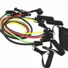 Resistance Bands 12 Piece Set Includes Exercise Tubes Door Anchor Foam Handles, Ankle Straps, Carry Bag - Weights Exercise