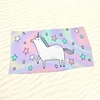 2018 Fashion Design Animal Style Cute Unicorn Beach Towel Portugal Beach Promotion Towel Tie Dye Beach Towel