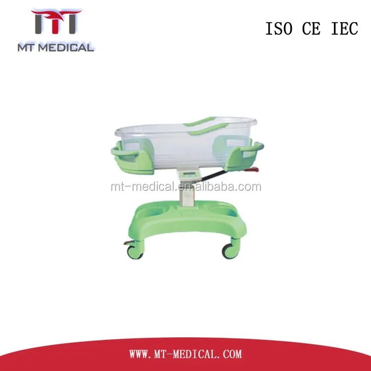 Hospital mobile infant hospital bed baby cot