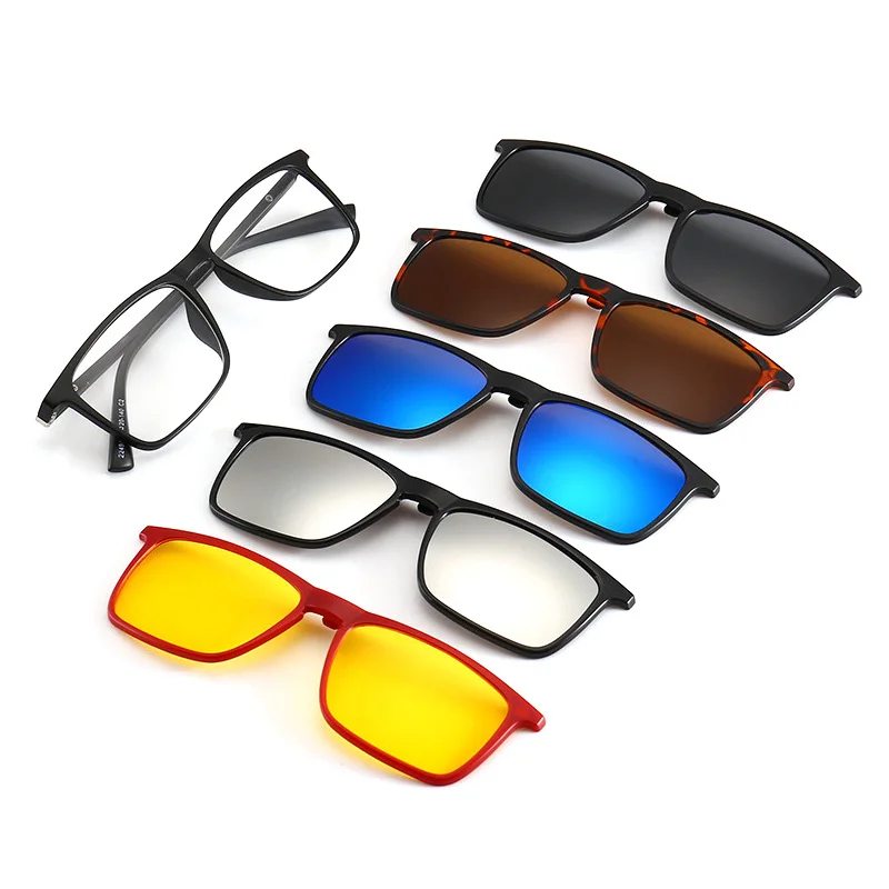

2249A Superhot Eyewear Men Women Optical Frames Polarized Driving Spring Hinges Magnetic Clip On Glasses