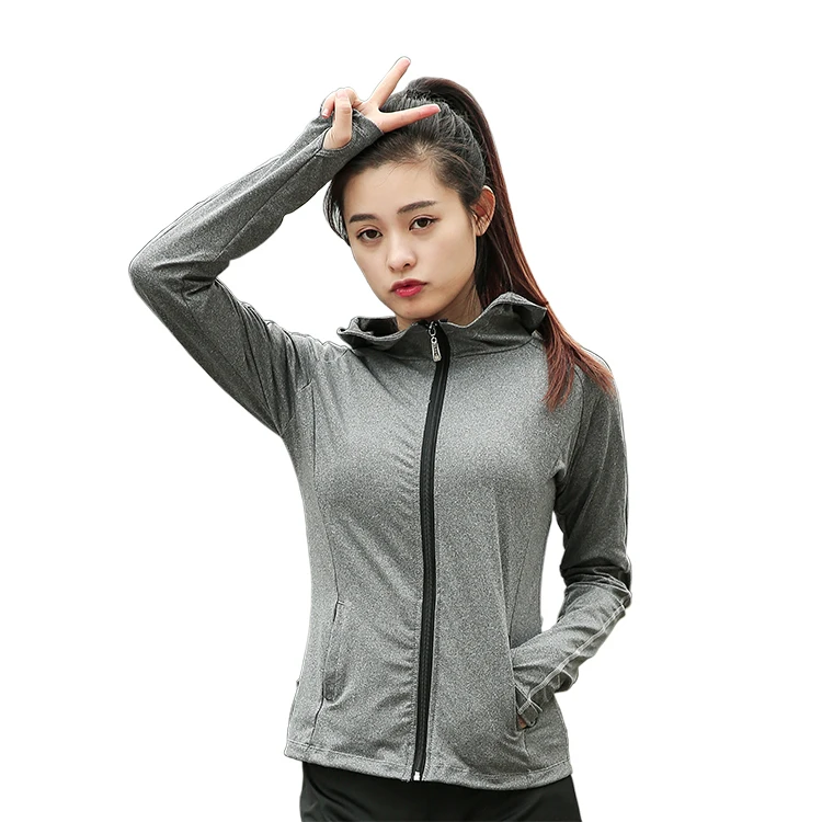 

PT Sports Women Running Yoga Hoodie Jacket, Plum;gray;black;orange;pink