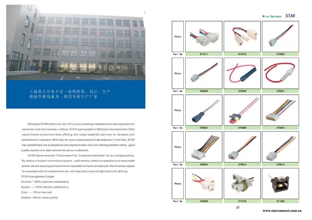 Factory Automotive Plastic 2 Pin Electrical Plugs And Sockets Connector
