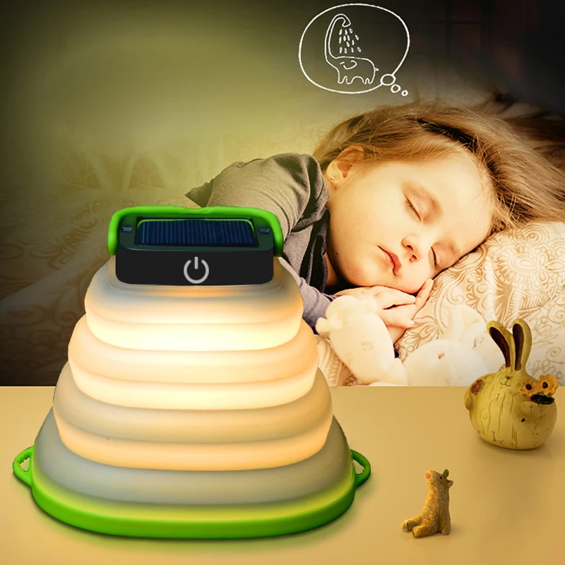 Silicone Collapsible Solar Lamp