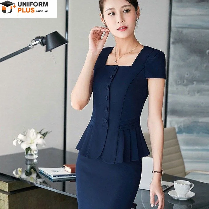 Ladies Office Skirt Suit Uniform Dress For Women Buy Ladies Office