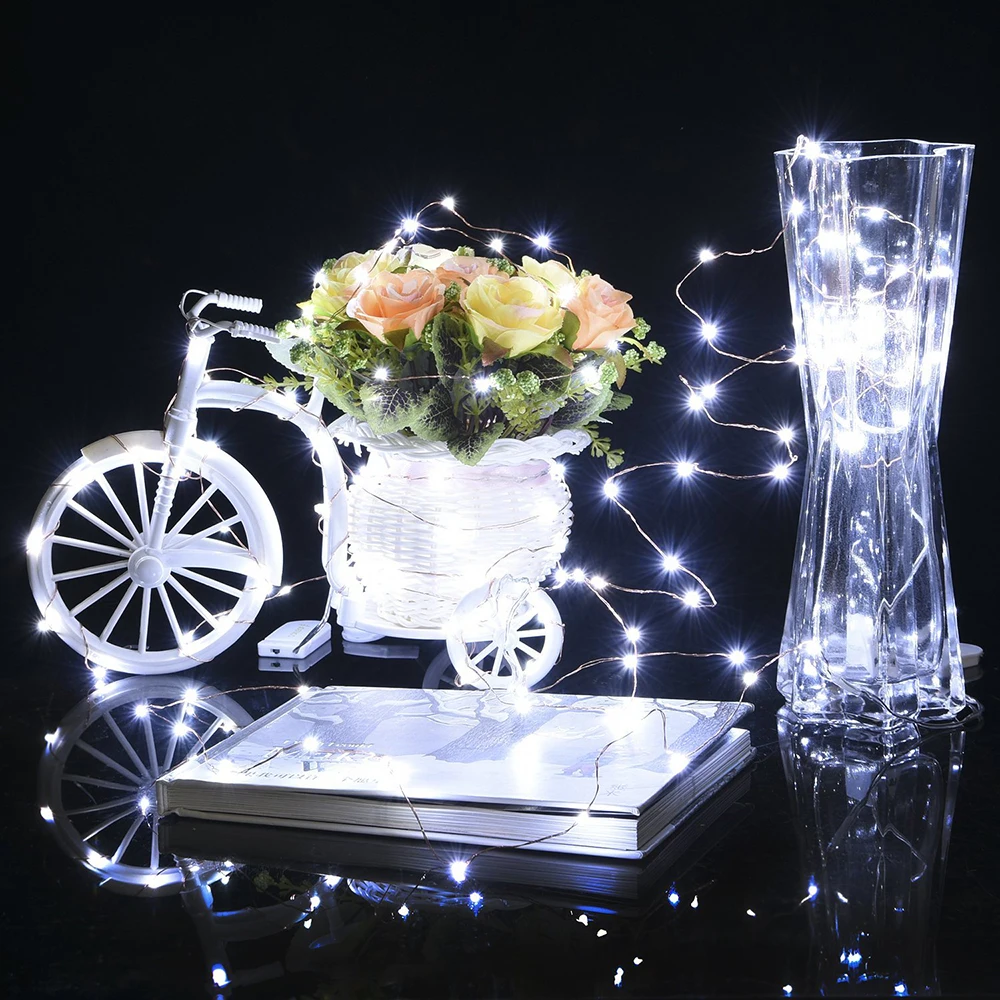 3M Copper Wire LED String Waterproof Fairy Light Outdoor Holiday Light For Party Christmas Wedding Decoration With Battery