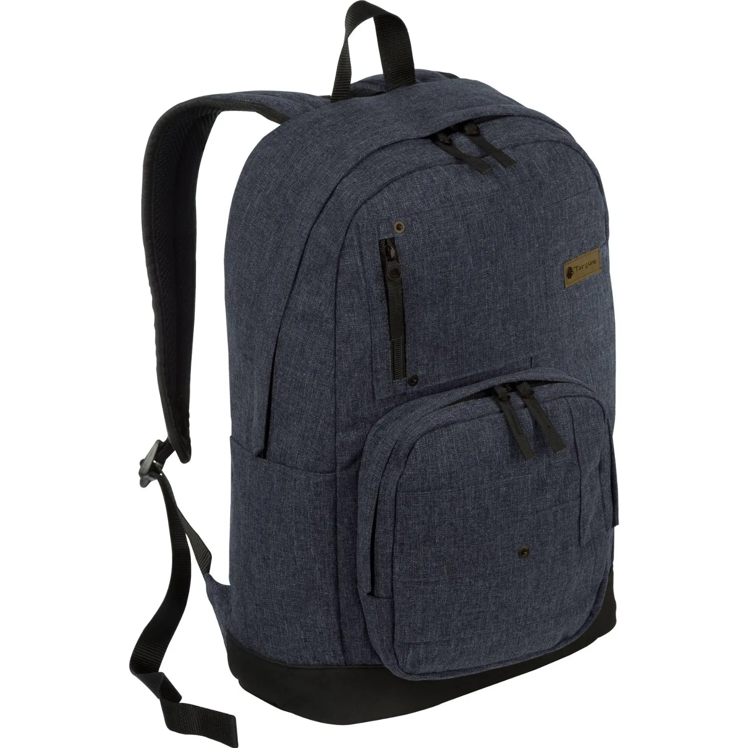 denim laptop backpack