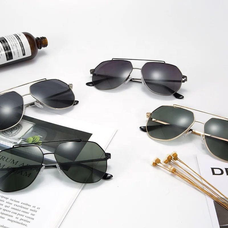 

Trending Hot Products metal frame Ray Band Style Mens Luxury Pilot polarized Sunglasses