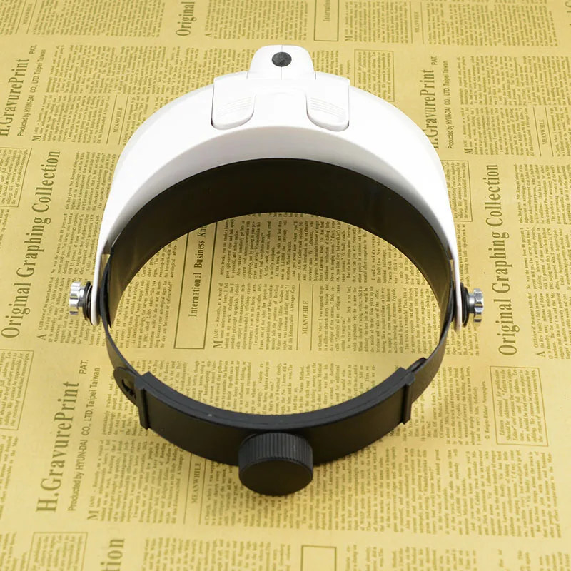 Headband Magnifier,Head Mount Magnifying Glass With Led Light For