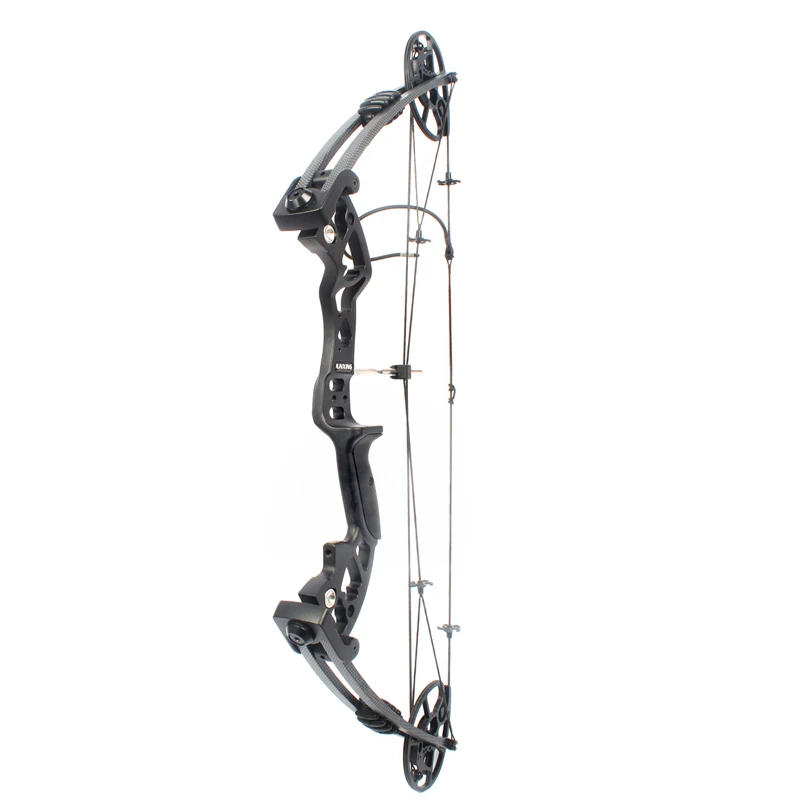 

Compound hunting bow M125 with draw weight 30-70ibs Junxing archery china wholesale, Black camo