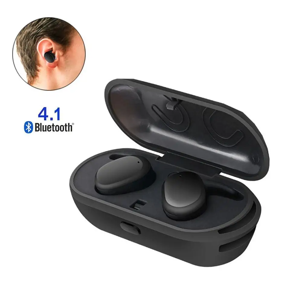 

JH-S9100 TWS bluetooth earbuds wireless earphone with Mic and charging case