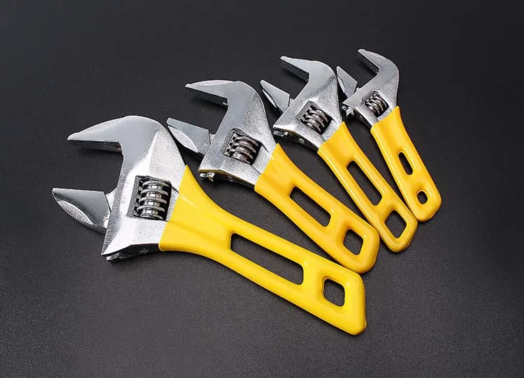 Japanese Type Dipped Handle Crv Adjustable Wrench Buy Adjustable