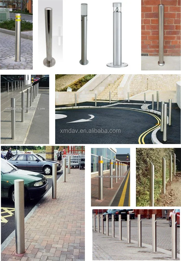 Antitheft Automatic Traffic Barrier Parking System Flexible Bollard