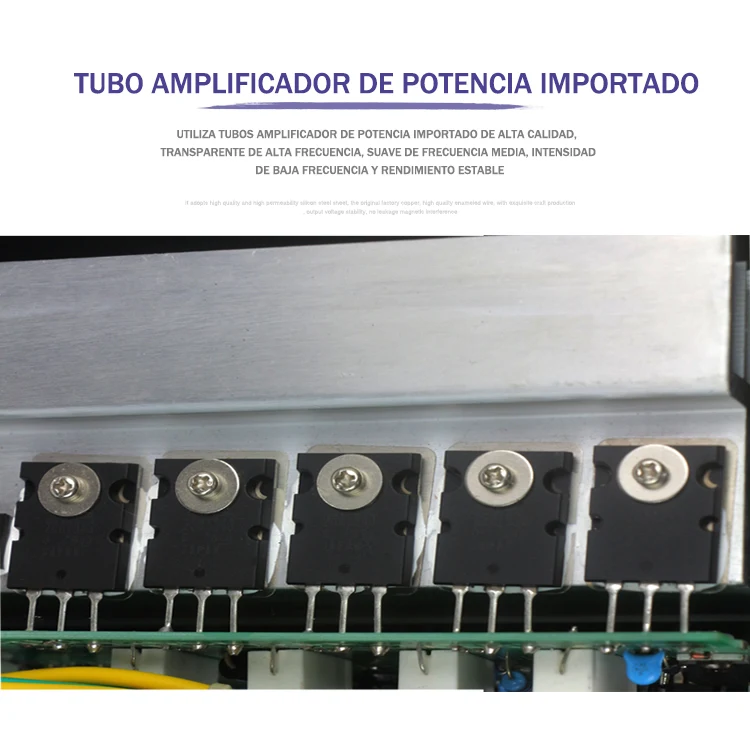 Laikesi Amplificador de Audio Potencia profesional