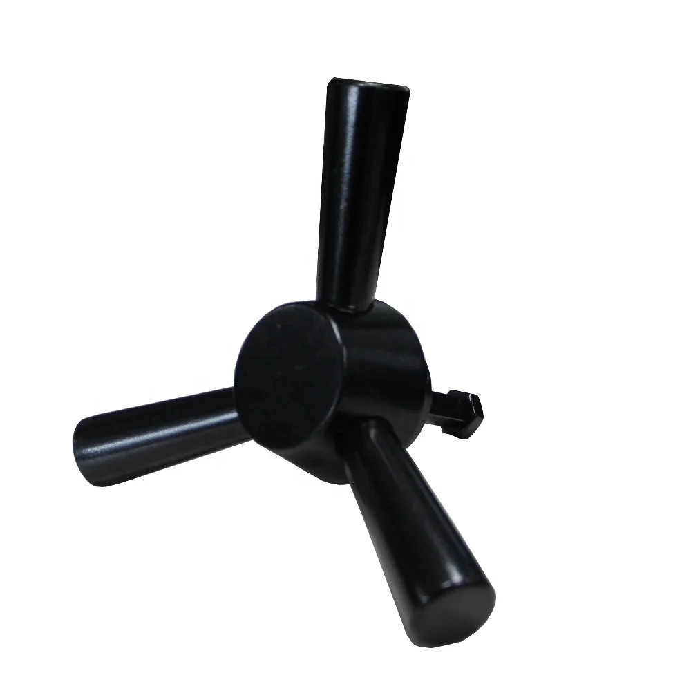 
China lock smith 3 spoke Zinc Alloy Lock Handles For Safe JN713 