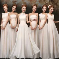 

Fashion style long appliqued prom ball gown chiffon women wedding bridesmaid dresses