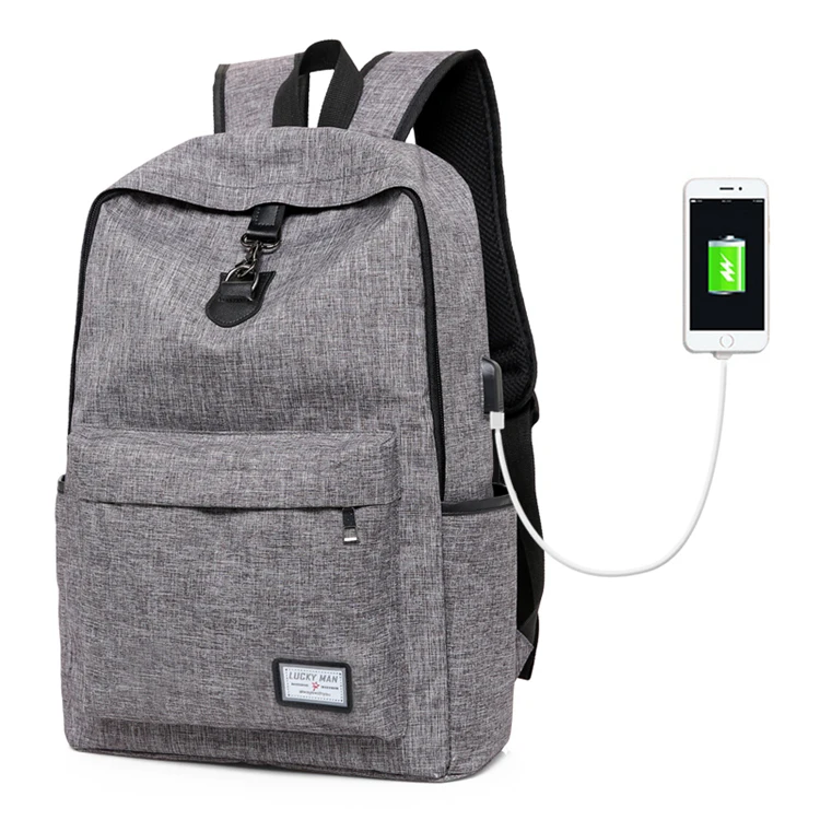 

Cheap 2021 Fashion Oxford Business Smart Laptop Charging Usb Backpack Bag with Custom Logo, As picture