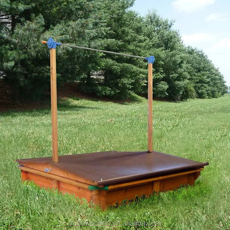 European Children Square Wooden Sandbox With Cover Buy