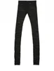 Royal wolf denim jeans factory china black wash extra long length pleat compression jeans tall men pants