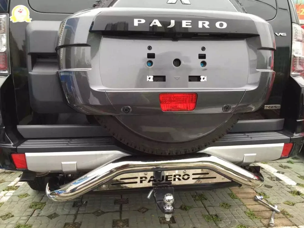 Pajero store bumper guard