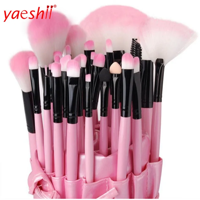 

Pink Exquisite Girl Series 32 Pcs Cosmetic Makeup Brush Set, Optional
