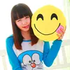 Wholesale customized cute smile face soft toys cheap emoji pillow