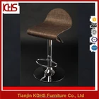 New Design Modern Adjustable Footrest Rattan Covered Bar Stools