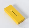 Wholesale yellow cardboard small package lid-off gift sock bow tie packaging box custom