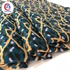Qianzise crinkle crepe chiffon turkey print stone pattern fabric names of fabrics for dresses