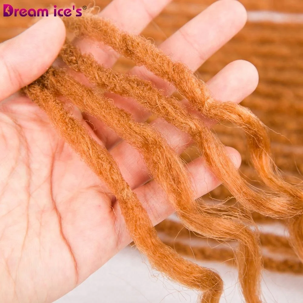 New arrival 24inch Faux locs dreads foe dreadlocks hair braids Synthetic dreadlocks crochet dreads braids Dreadlocks for women 