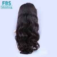 

2018 FBS raw 100% unprocessed virgin malaysian remy hair factory price supply body wave full lace wig