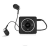 Stream sport running earphone wireless BT shirt collar clip on headset SD card TF Slot FM radio MP3 player Headphone