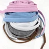 OEM supply flat colored flat elastic cord shoelaces factory