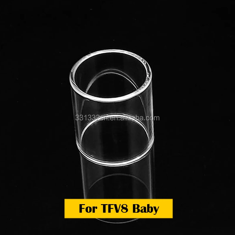 

TFV8 BABY Glass Tube Pyrex Replacement Glass Sleeve Tube Capacity for TFV8 BABY Atomizers